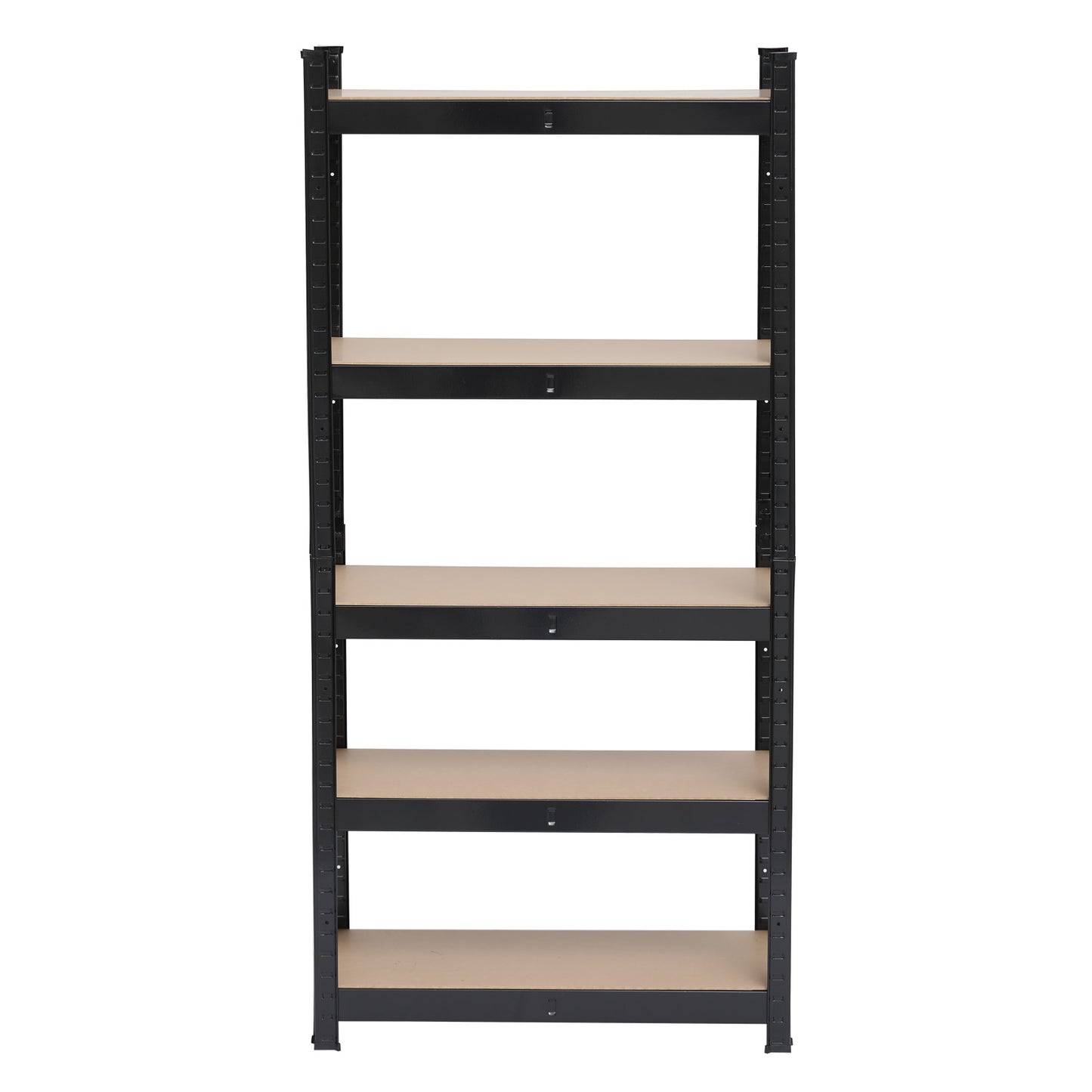 5-Tier Heavy Duty Metal Shelving Rack - Black