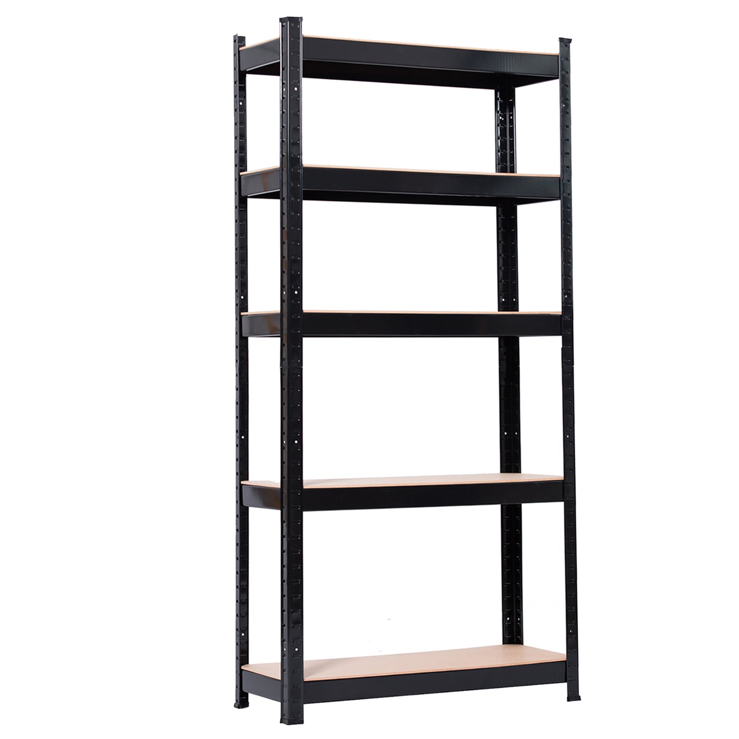 5-Tier Heavy Duty Metal Shelving Rack - Black