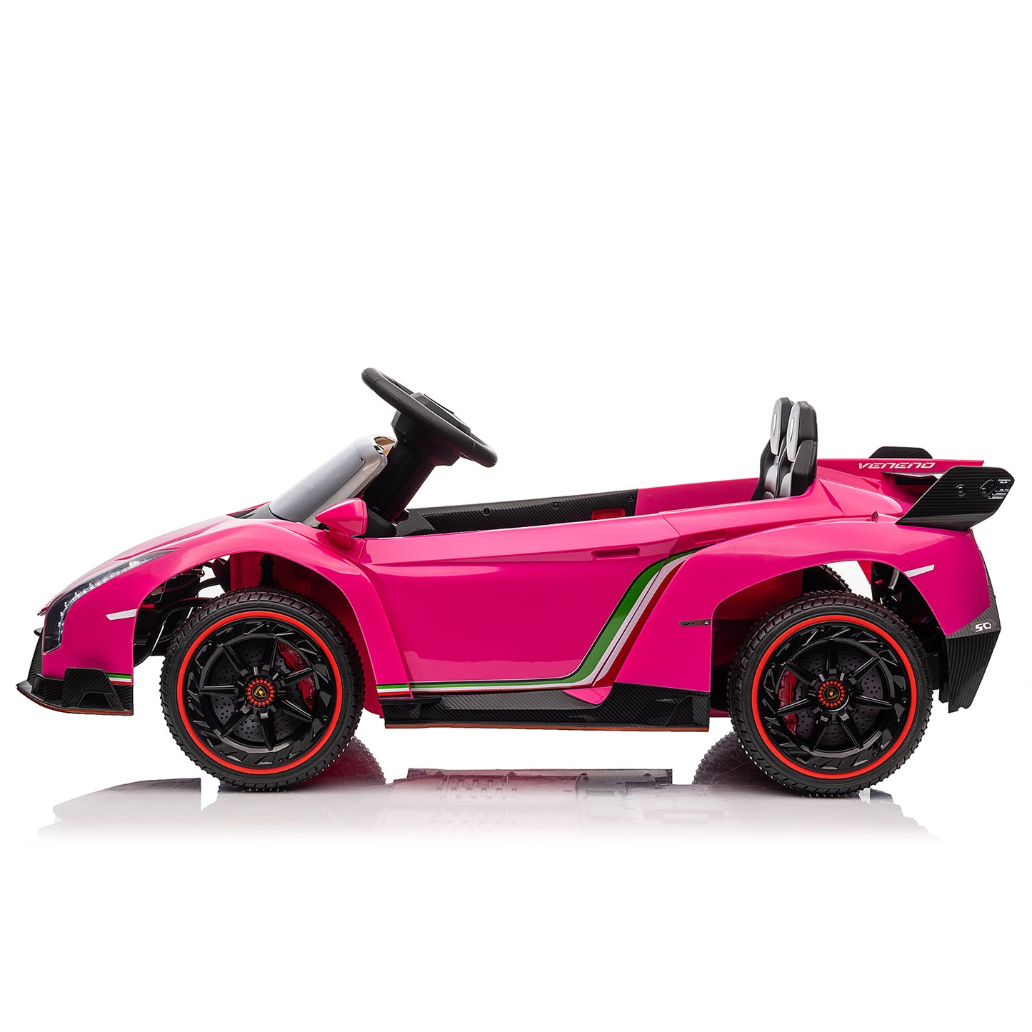 LEADZM 12V Lamborghini Sports Car - Pink, Remote Control