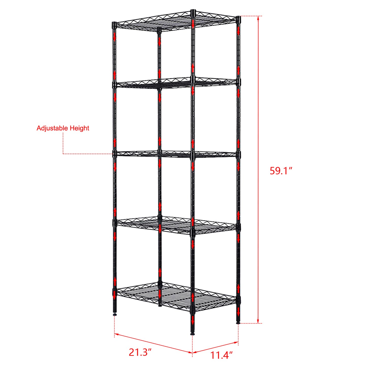 Floor Standing Carbon Steel Storage Rack