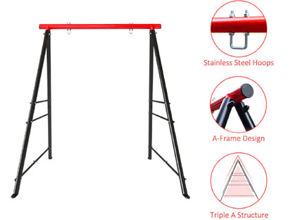 Porch Swing Frame - Heavy Duty A-Frame, 550lbs Capacity