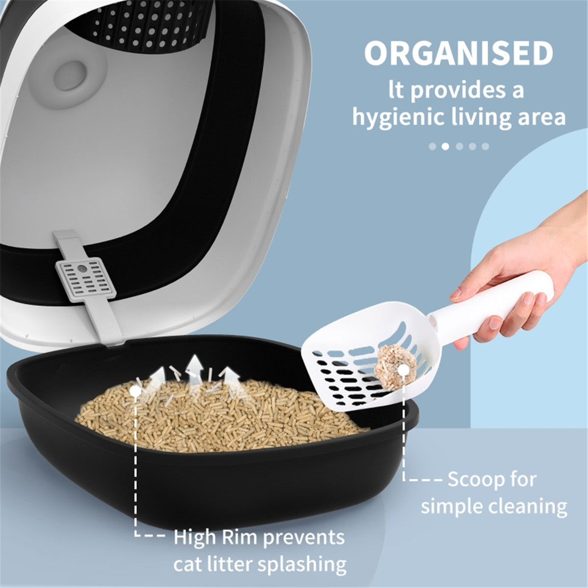 Cat Litter Box - Odor Control