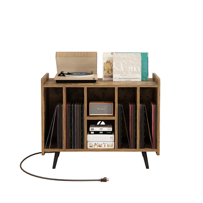 Record Player Stand - Turntable Stand with Album Storage