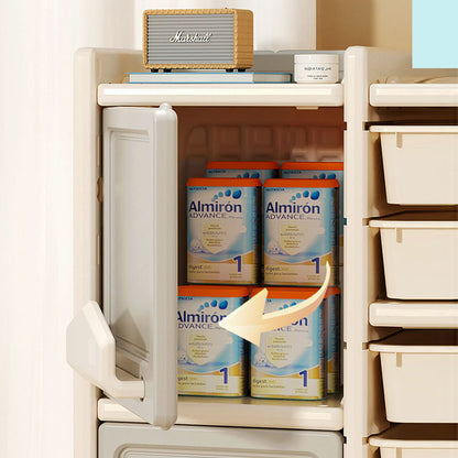 Multilayer Toy Storage - Floor Shelf with Baskets