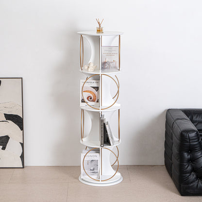 4-Tier Display Shelf - Modern, 360° Rotation