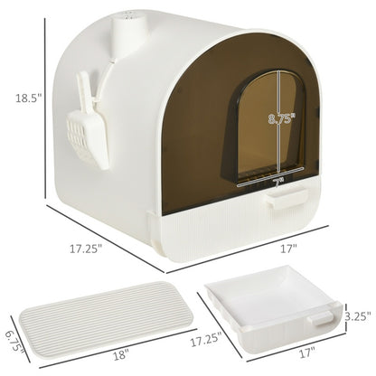 Fully Enclosed Cat Litter Box/Cat Litter Box