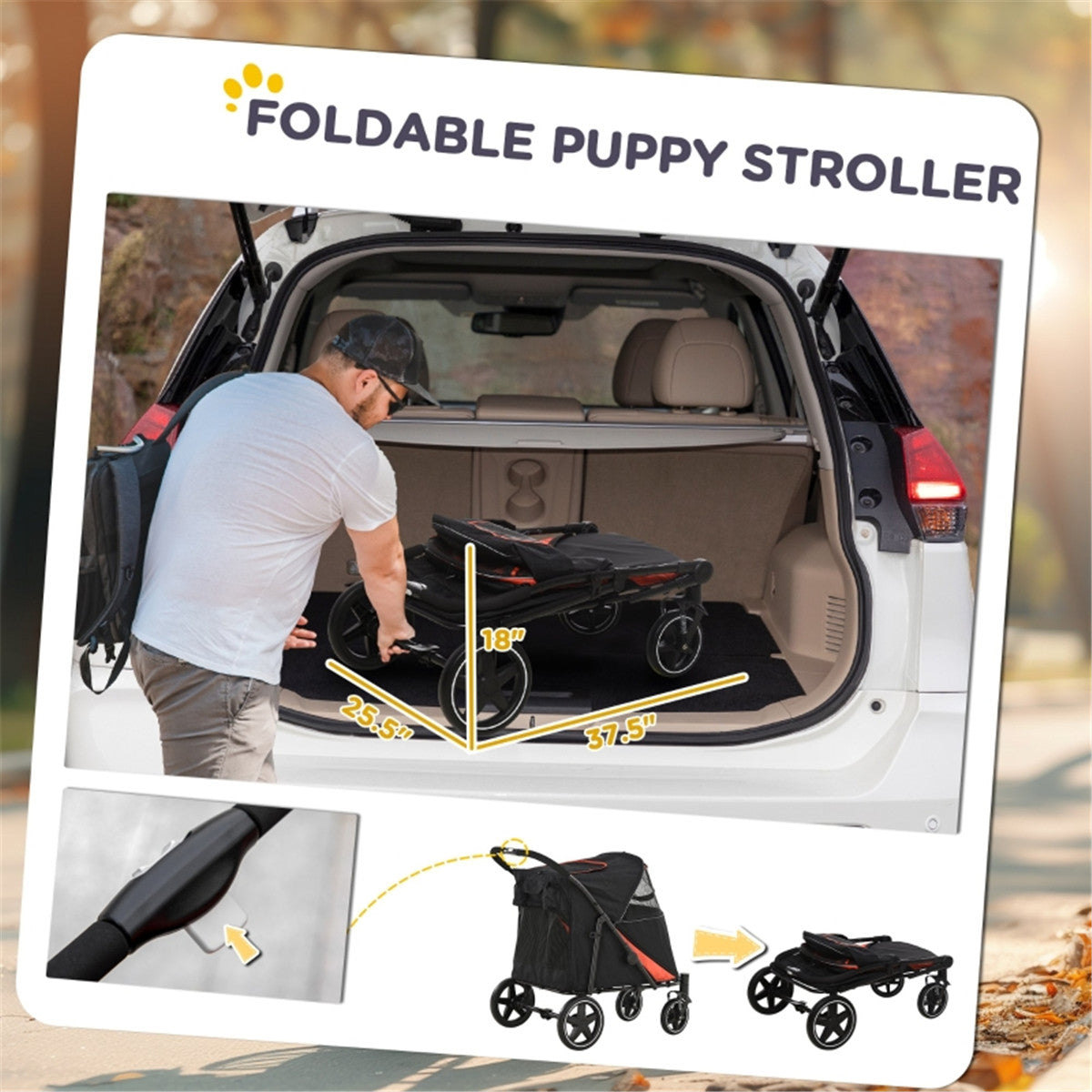 Dog Stroller - Small Animal Cage