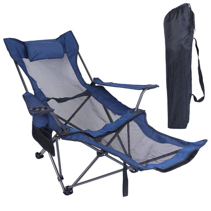 Foldable Camping Chair - Heavy Duty, Reclining