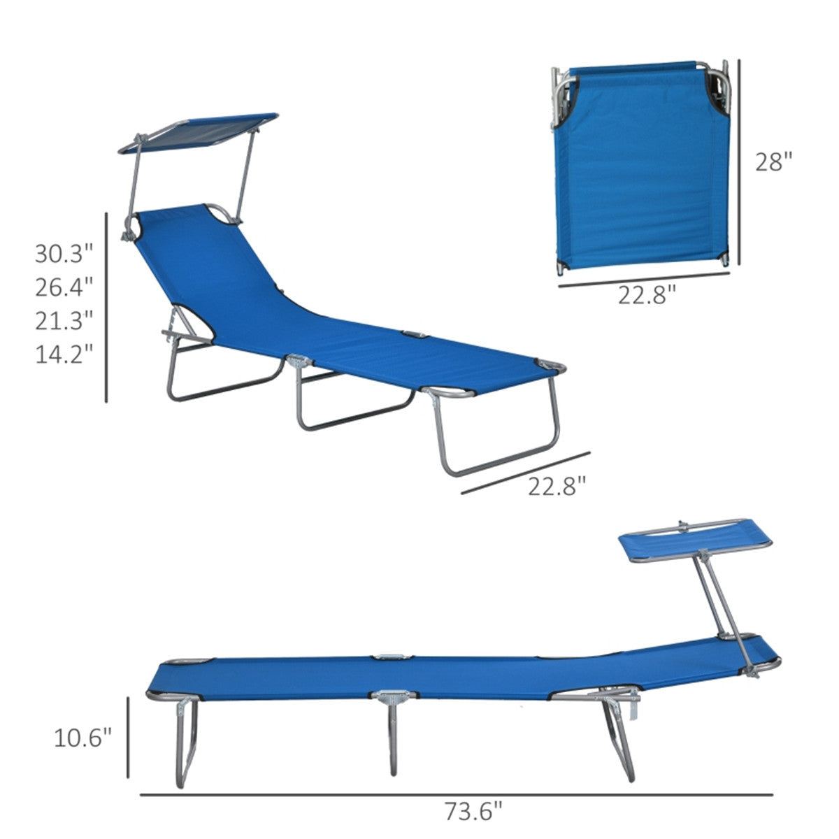 Folding Lounge Chairs / beach chair