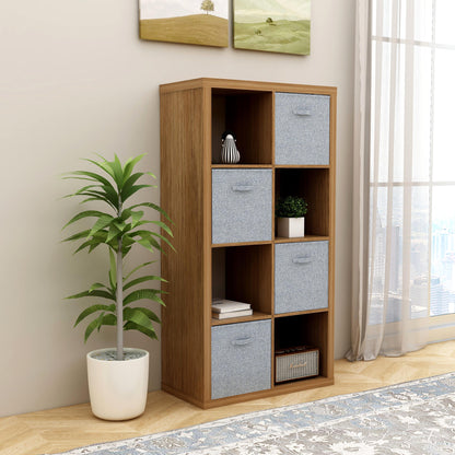 8-Cube Organizer - Open Back Shelves, 2x4 Bookcase