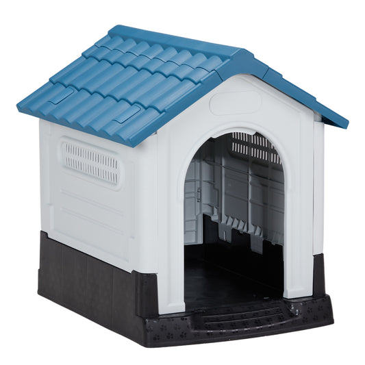 Indoor/Outdoor Doghouse - With Air Vents and Elevated Floor