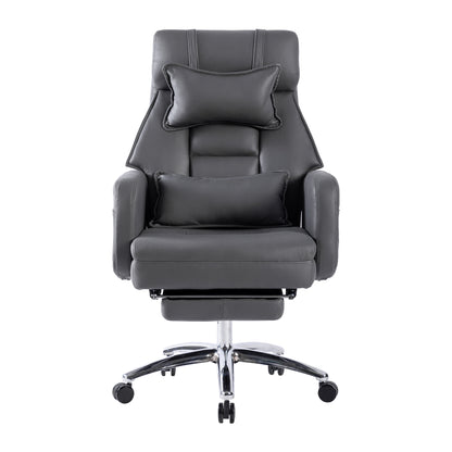 Swivel Ergonomic Office Chair, High Back with Lumbar Support and Headrest, 155° Recline