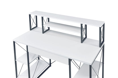 ACME Amiel Desk, White & Black