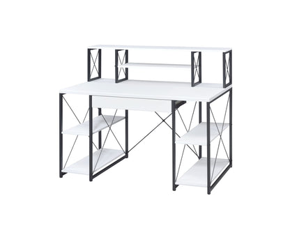 ACME Amiel Desk, White & Black