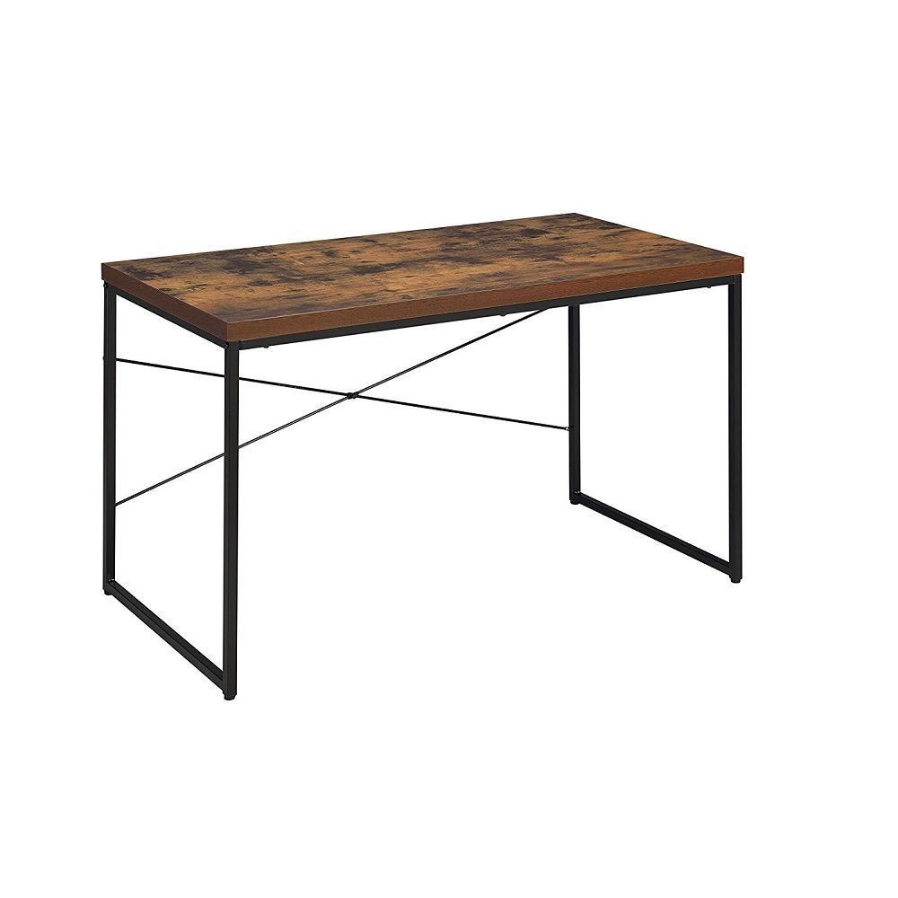 ACME Bob Desk in Weathered Oak & Black