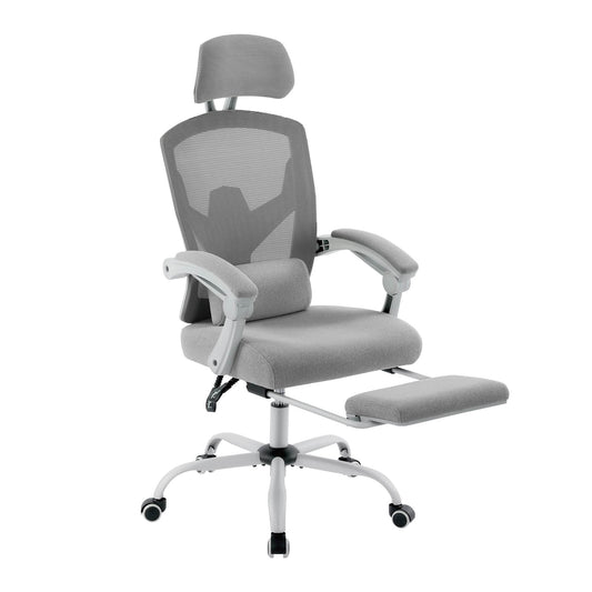 SWEETCRISPY Ergonomic Mesh Office Chair with Lumbar Support