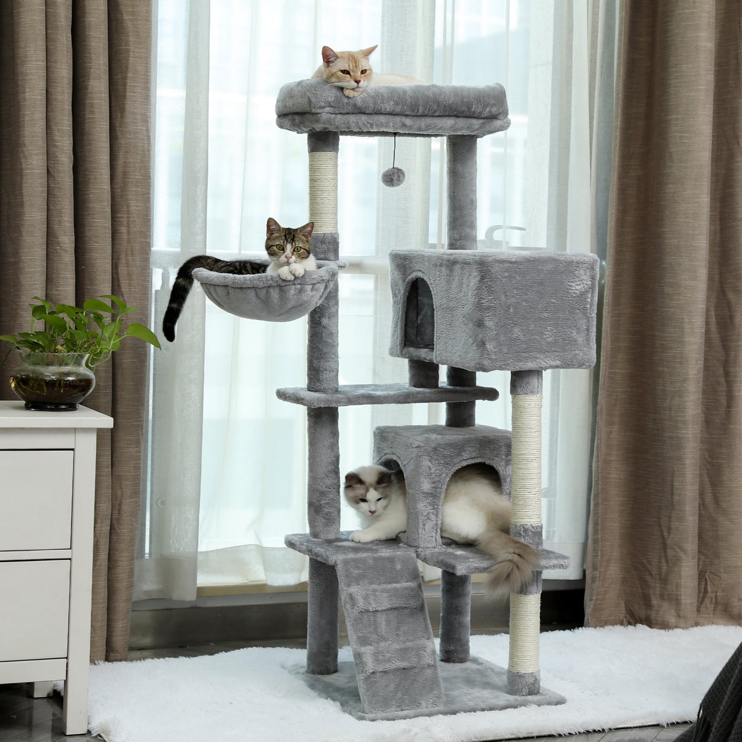 Multi-Functional Cat Tower - Beige