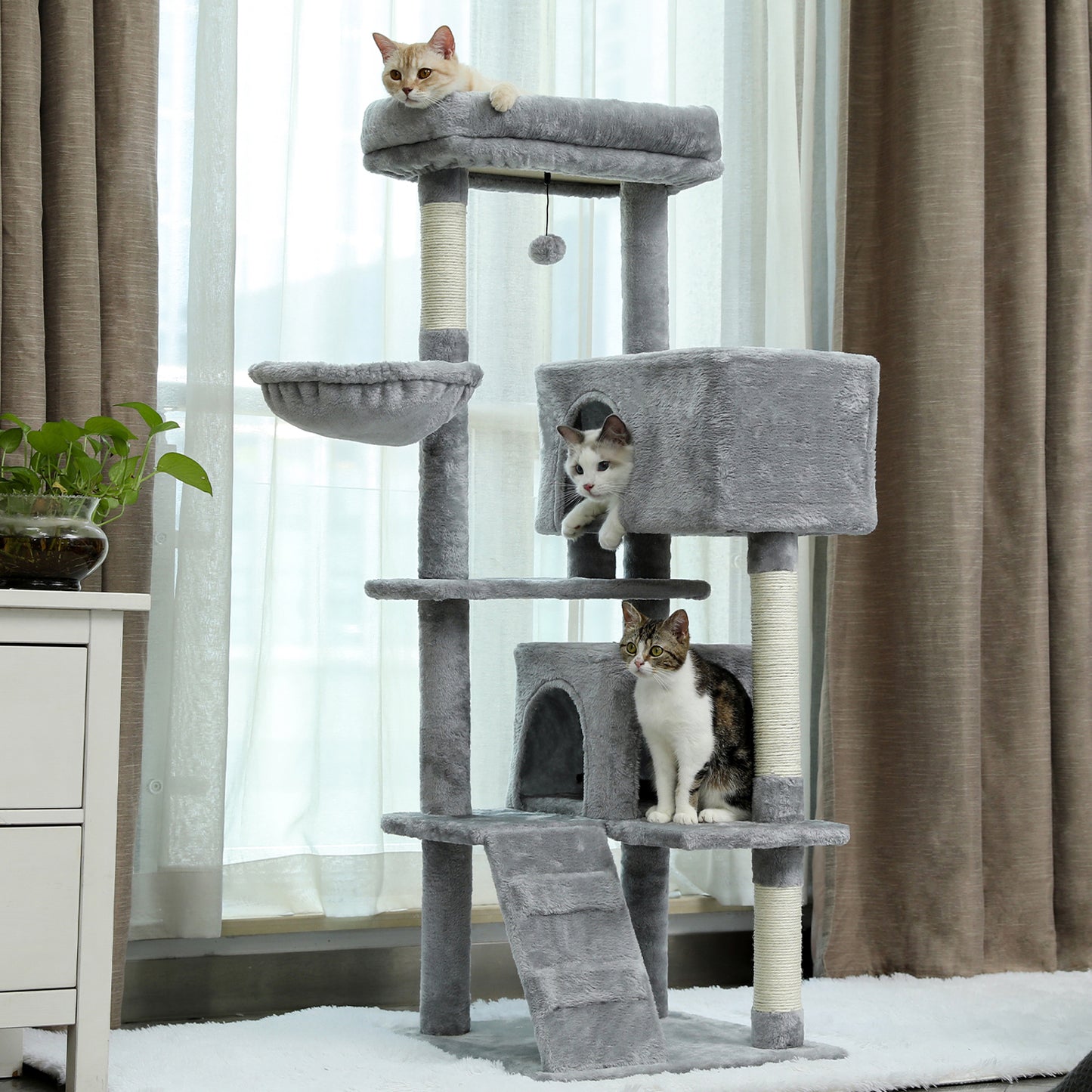 Multi-Functional Cat Tower - Beige